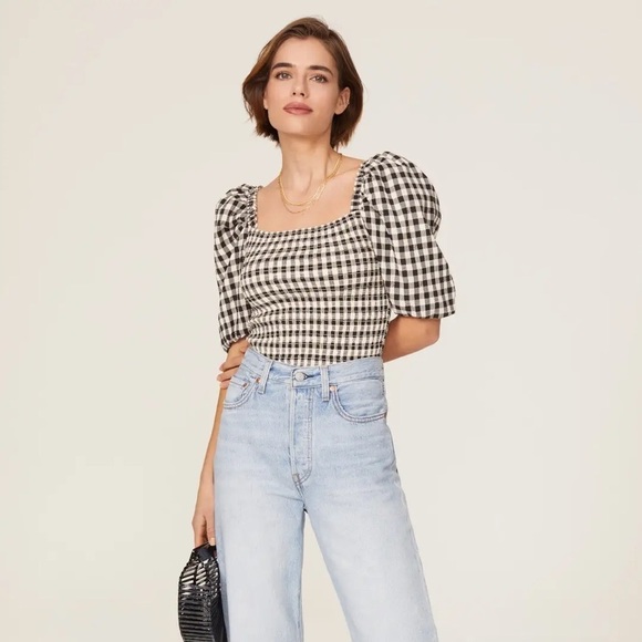 BB Dakota Keys to The Gingham Top - Picture 3 of 12